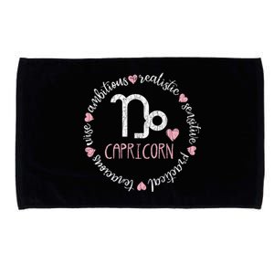 Funny Capricorn Horoscope Definition for Astrologers Microfiber Hand Towel