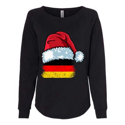 Funny Christmas Hat For Happy Germany Costume Womens California Wash Sweatshirt