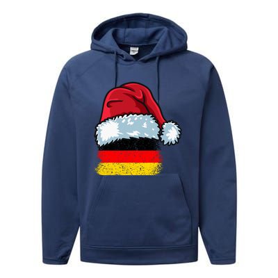 Funny Christmas Hat For Happy Germany Costume Performance Fleece Hoodie