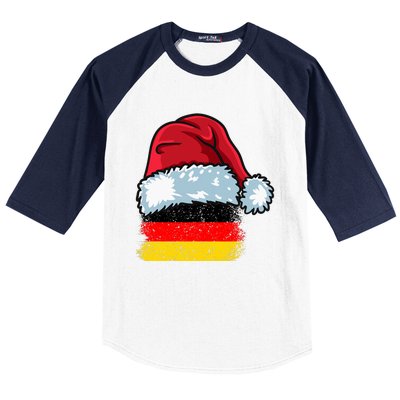 Funny Christmas Hat For Happy Germany Costume Baseball Sleeve Shirt