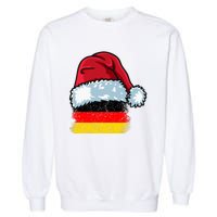 Funny Christmas Hat For Happy Germany Costume Garment-Dyed Sweatshirt