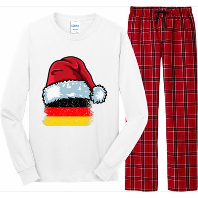 Funny Christmas Hat For Happy Germany Costume Long Sleeve Pajama Set