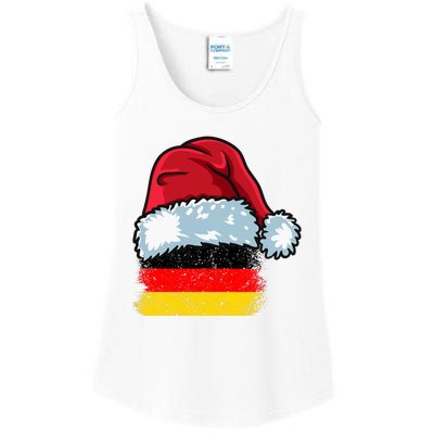 Funny Christmas Hat For Happy Germany Costume Ladies Essential Tank