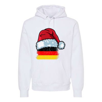 Funny Christmas Hat For Happy Germany Costume Premium Hoodie