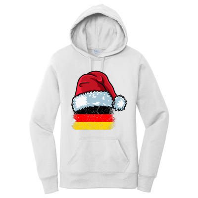 Funny Christmas Hat For Happy Germany Costume Women's Pullover Hoodie