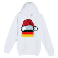 Funny Christmas Hat For Happy Germany Costume Premium Pullover Hoodie