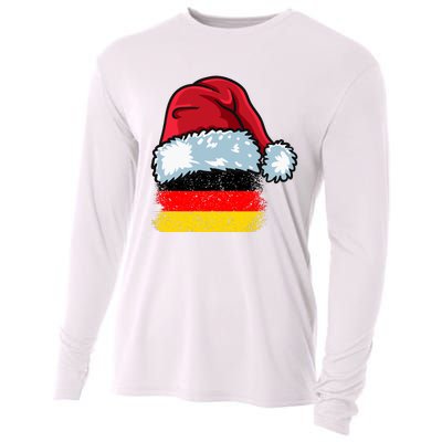 Funny Christmas Hat For Happy Germany Costume Cooling Performance Long Sleeve Crew