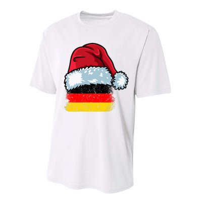 Funny Christmas Hat For Happy Germany Costume Performance Sprint T-Shirt