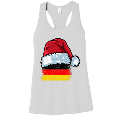 Funny Christmas Hat For Happy Germany Costume Women's Racerback Tank