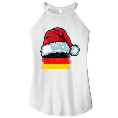 Funny Christmas Hat For Happy Germany Costume Women's Perfect Tri Rocker Tank