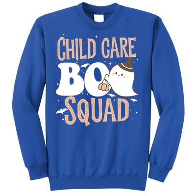 Funny Cute Halloween Care Boo Squad Costume Teacher Cool Gift Sweatshirt