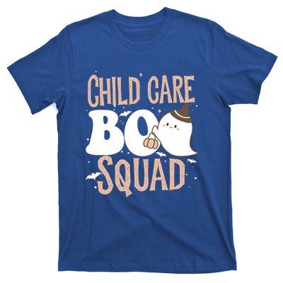 Funny Cute Halloween Care Boo Squad Costume Teacher Cool Gift T-Shirt