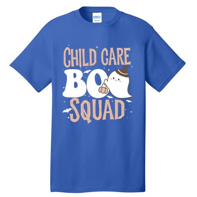 Funny Cute Halloween Care Boo Squad Costume Teacher Cool Gift Tall T-Shirt