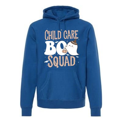 Funny Cute Halloween Care Boo Squad Costume Teacher Cool Gift Premium Hoodie