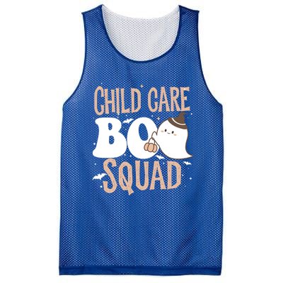 Funny Cute Halloween Care Boo Squad Costume Teacher Cool Gift Mesh Reversible Basketball Jersey Tank