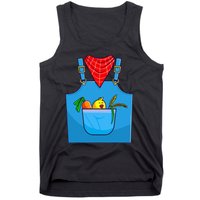 Farmer Costume Halloween Simple Cute Farm Women Men Kids Tank Top