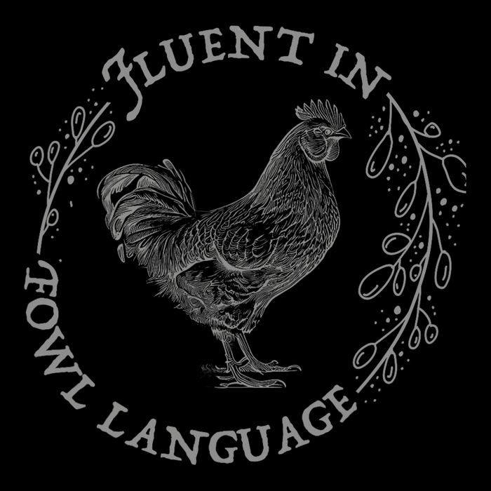 Funny Chicken I’M Fluent In Fowl Language Flat Bill Trucker Hat