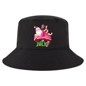 Funny Christmas in July Summer Flamingo Float Xmas Cool Comfort Performance Bucket Hat