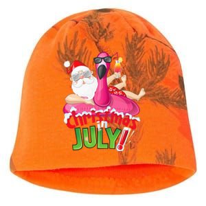 Funny Christmas in July Summer Flamingo Float Xmas Kati - Camo Knit Beanie