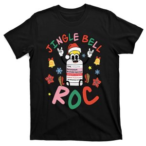 Funny CRNA ICU Nurse Jingle Bell ROC Anesthetist Christmas T-Shirt