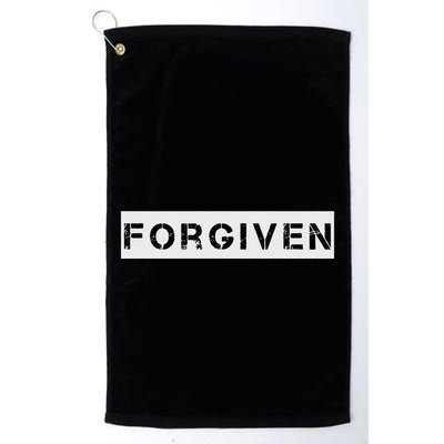 Forgiven Christian Inspirational Design For Men Women Golf Towel