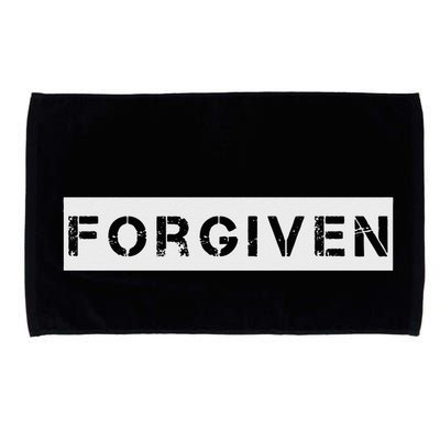 Forgiven Christian Inspirational Design For Men Women Microfiber Hand Towel