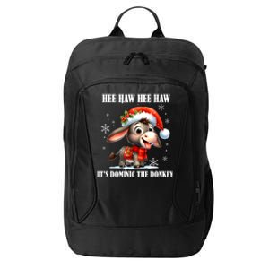 Funny Christmas Italian Christmas Donkey Dominic The Donkey City Backpack