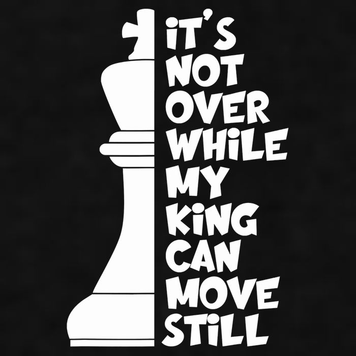 Funny Christian It's Not Over While MY King Jesus Can Move Still Ladies PosiCharge Tri-Blend Wicking Tank