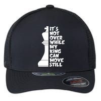 Funny Christian It's Not Over While MY King Jesus Can Move Still Flexfit Unipanel Trucker Cap