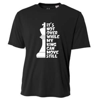 Funny Christian It's Not Over While MY King Jesus Can Move Still Cooling Performance Crew T-Shirt