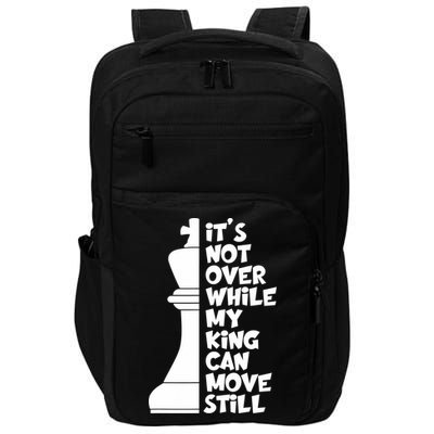 Funny Christian It's Not Over While MY King Jesus Can Move Still Impact Tech Backpack