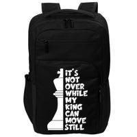 Funny Christian It's Not Over While MY King Jesus Can Move Still Impact Tech Backpack