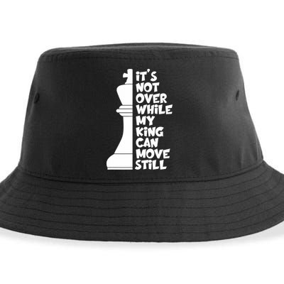 Funny Christian It's Not Over While MY King Jesus Can Move Still Sustainable Bucket Hat