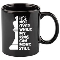 Funny Christian It's Not Over While MY King Jesus Can Move Still 11oz C Handle Ceramic Mug