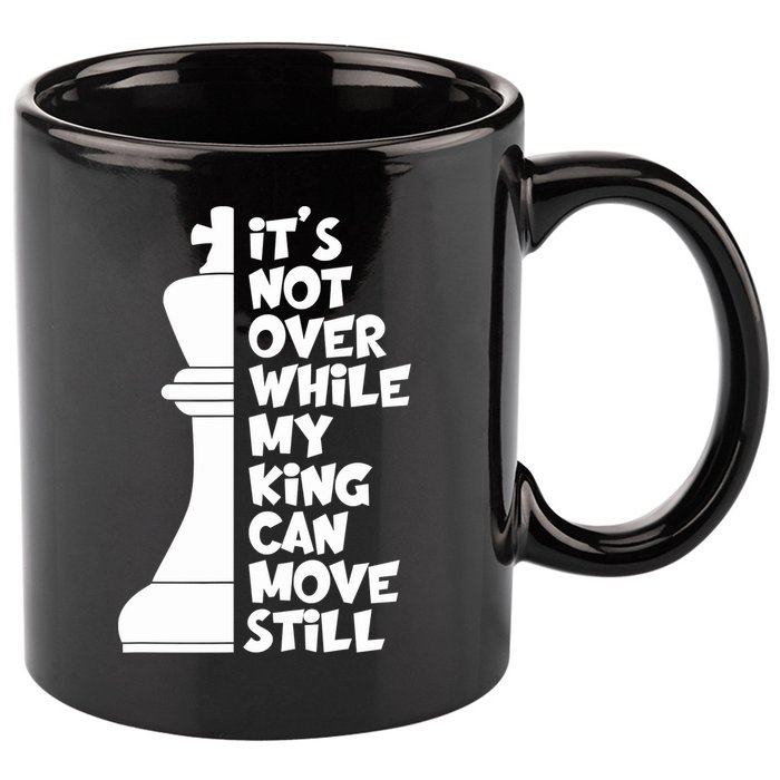 Funny Christian It's Not Over While MY King Jesus Can Move Still 11oz C Handle Ceramic Mug