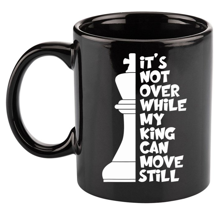 Funny Christian It's Not Over While MY King Jesus Can Move Still 11oz C Handle Ceramic Mug