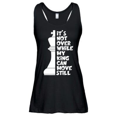 Funny Christian It's Not Over While MY King Jesus Can Move Still Ladies Essential Flowy Tank