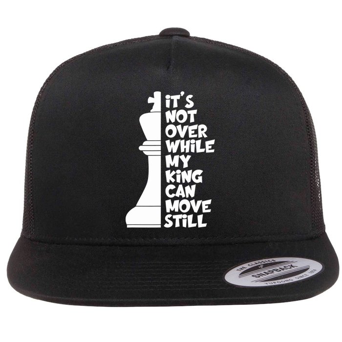 Funny Christian It's Not Over While MY King Jesus Can Move Still Flatbill Hat