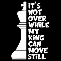Funny Christian It's Not Over While MY King Jesus Can Move Still Flatbill Hat