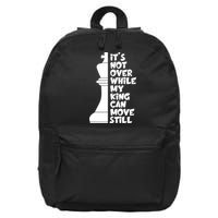 Funny Christian It's Not Over While MY King Jesus Can Move Still 16 in Basic Backpack