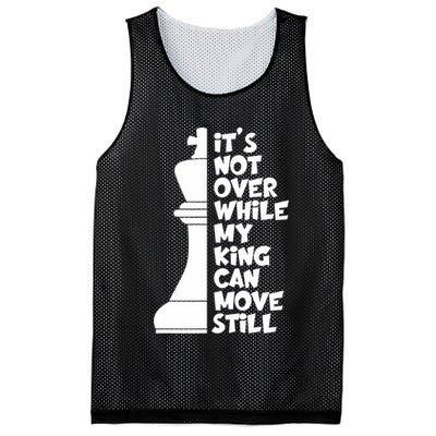 Funny Christian It's Not Over While MY King Jesus Can Move Still Mesh Reversible Basketball Jersey Tank
