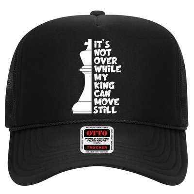 Funny Christian It's Not Over While MY King Jesus Can Move Still Trucker Hat