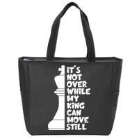Funny Christian It's Not Over While MY King Jesus Can Move Still Zip Tote Bag