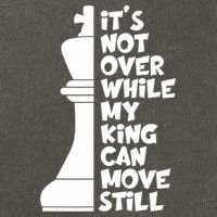 Funny Christian It's Not Over While MY King Jesus Can Move Still Cotton Canvas Backpack