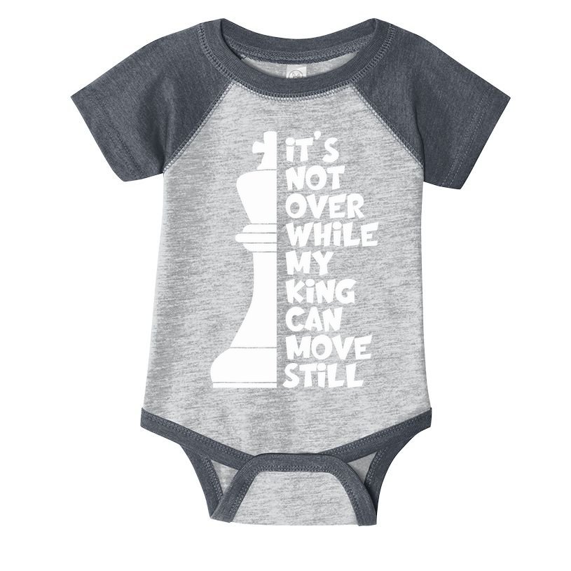 Funny Christian It's Not Over While MY King Jesus Can Move Still Infant Baby Jersey Bodysuit