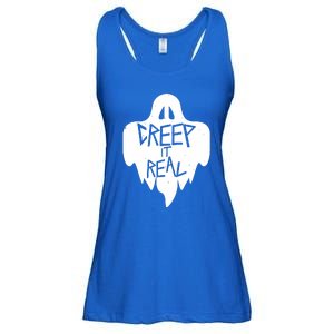 Funny Creep It Real Cool Ghost Halloween Men Womens Kids Ladies Essential Flowy Tank