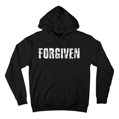 Forgiven Christian Inspirational Design Hoodie