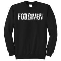 Forgiven Christian Inspirational Design Sweatshirt