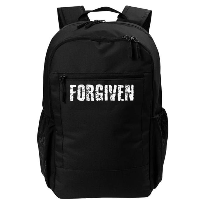 Forgiven Christian Inspirational Design Daily Commute Backpack