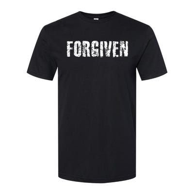 Forgiven Christian Inspirational Design Softstyle CVC T-Shirt